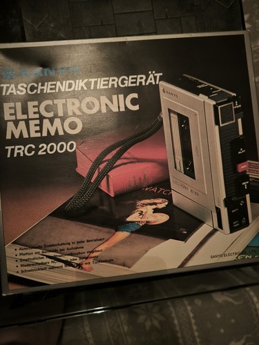 Sanyo trc 2000 electronic memo - sanyo,