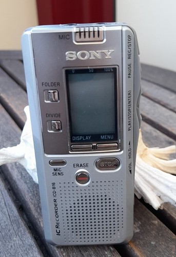 Sony recorder icd b16 - ic,
