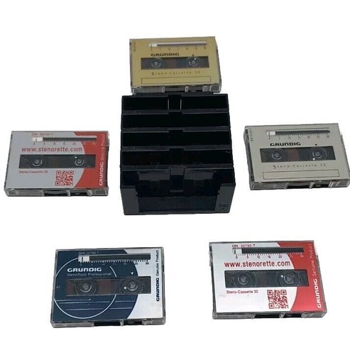Grundig steno cassette - ⚡5x,