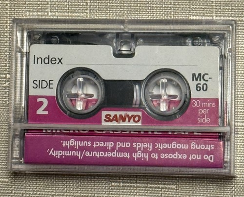 Sanyo mc60 microcassette - sanyo,