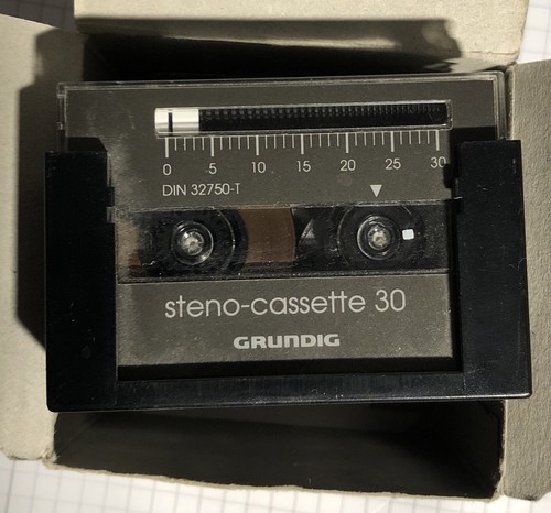 Grundig steno cassette type - grundig, steno-cassette