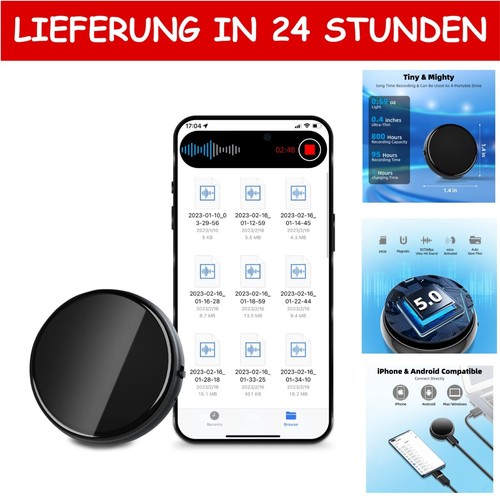 Diktiergerät mini 64gb - mini,