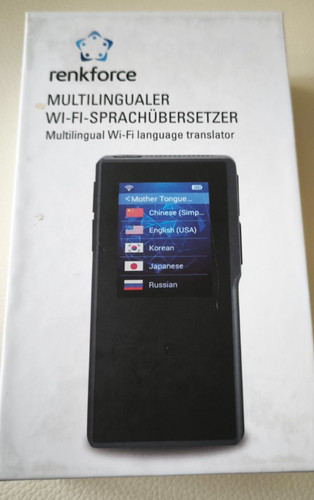 Renkforce mobiler dolmetscher - mobiler,