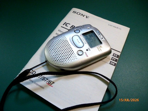 Sony icd kompaktes design - sony, icd-67